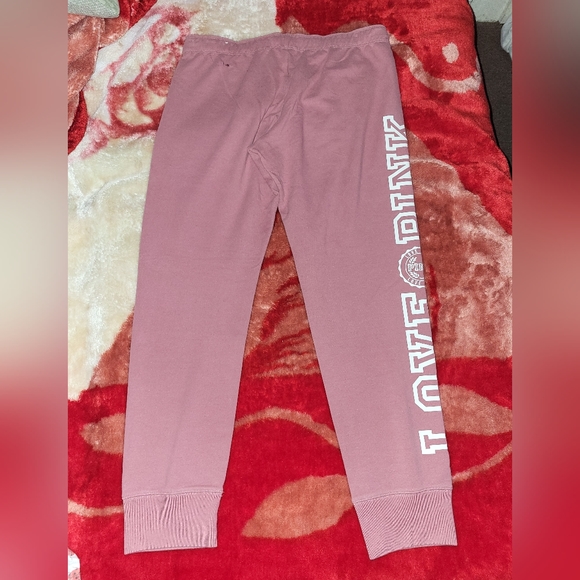 Vs pink skinny joggers, size large. - Picture 6 of 15